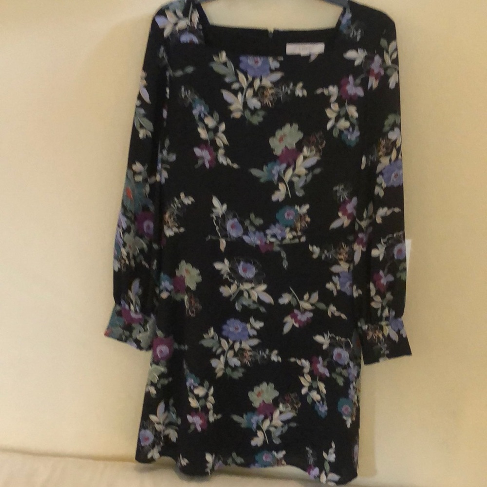 Women’s black floral dress